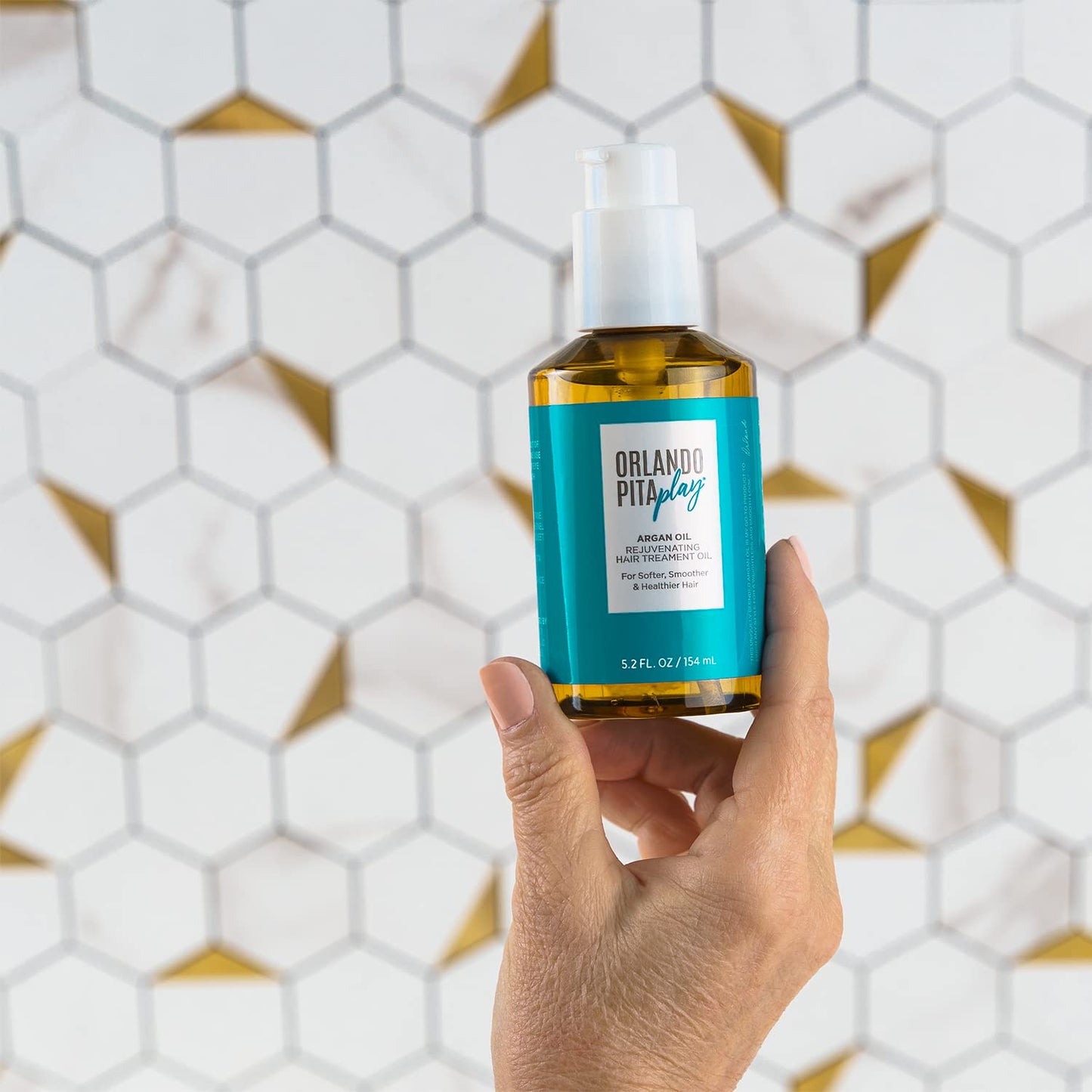 ORLANDO PITA Argan Oil Glossing Serum, Moisturizing, Softening, & Shine-Enhancing for Smoother, More Manageable, & Overall Healthier Hair