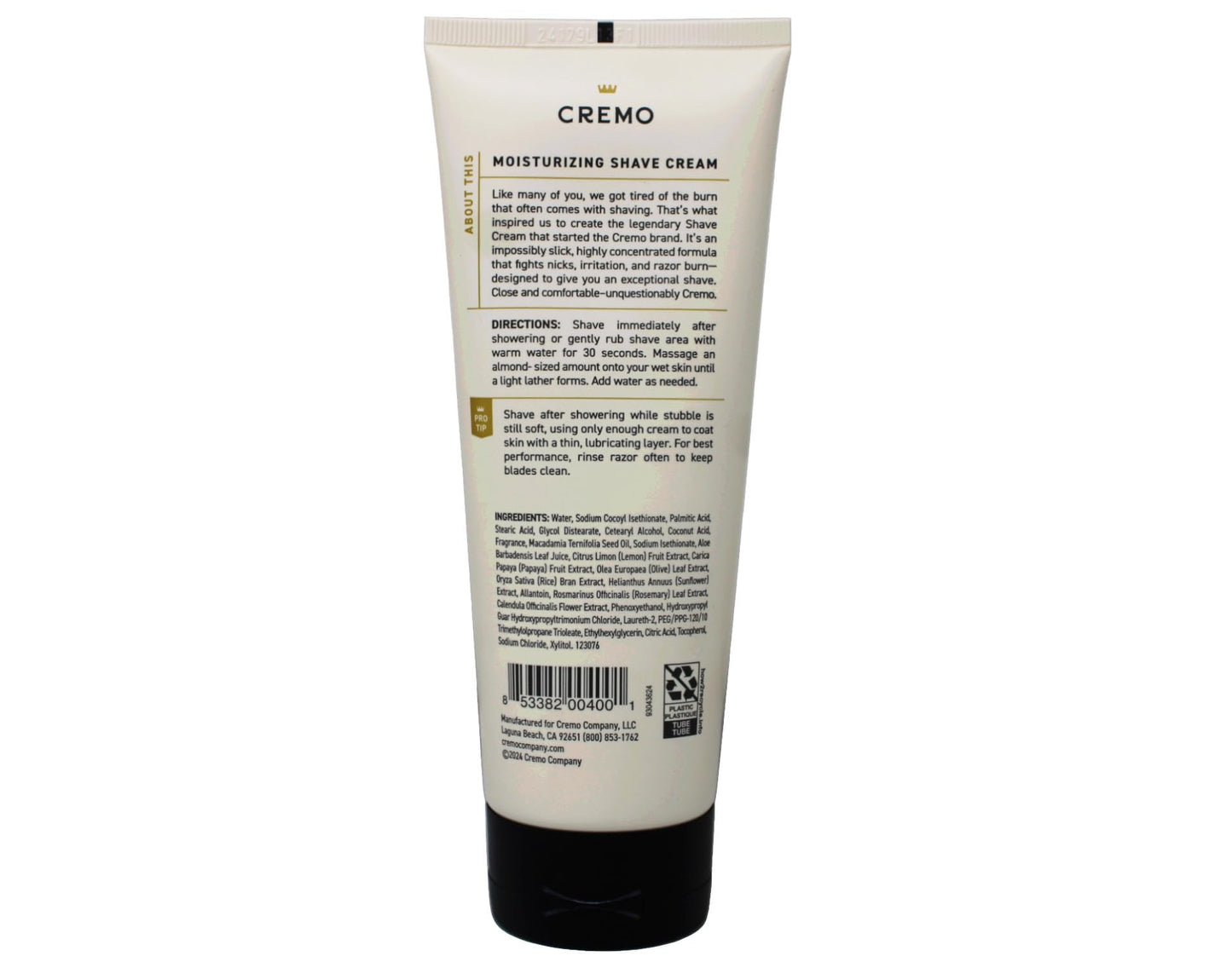 Cremo Shave Cream Classic Citrus Shaving Cream for Men, 6 Fluid Ounce (3 Pack)