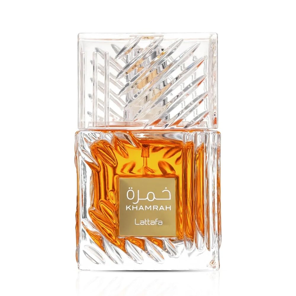 Lattafa Khamrah - Vanilla, Warm Spicy, Amber, Cinnamon - Eau de Parfum Long-Lasting Fragrance for Unisex, 3.40 Ounce / 100 ml Beauty and Personal Care Lattafa Default Title