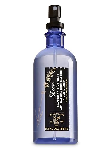 Bath and Body Works Aromatherapy Pillow Mist Lavender Vanilla (Retired Fragrance) 5.3 Fl Oz