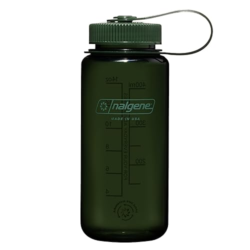 Nalgene Sustain Tritan BPA-Free Water Bottle Made with Material Derived from 50% Plastic Waste (using ISCC certified mass balance), 16 OZ, Wide…