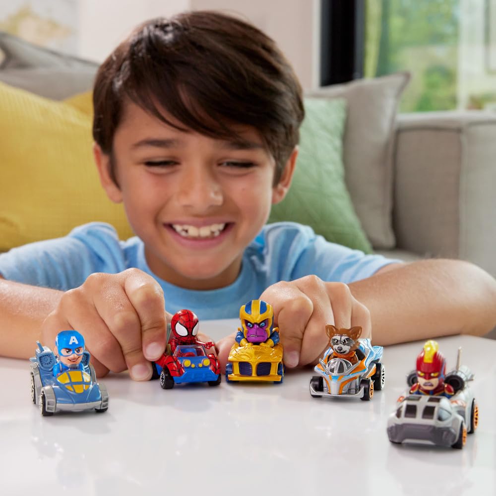 Hot Wheels RacerVerse Die-Cast Vehicle with Iron Man Driver 1:64 Scale