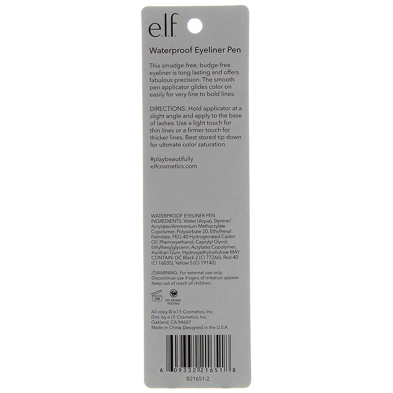 ELF Essential Eyeliner Pen Black - Pack of 2