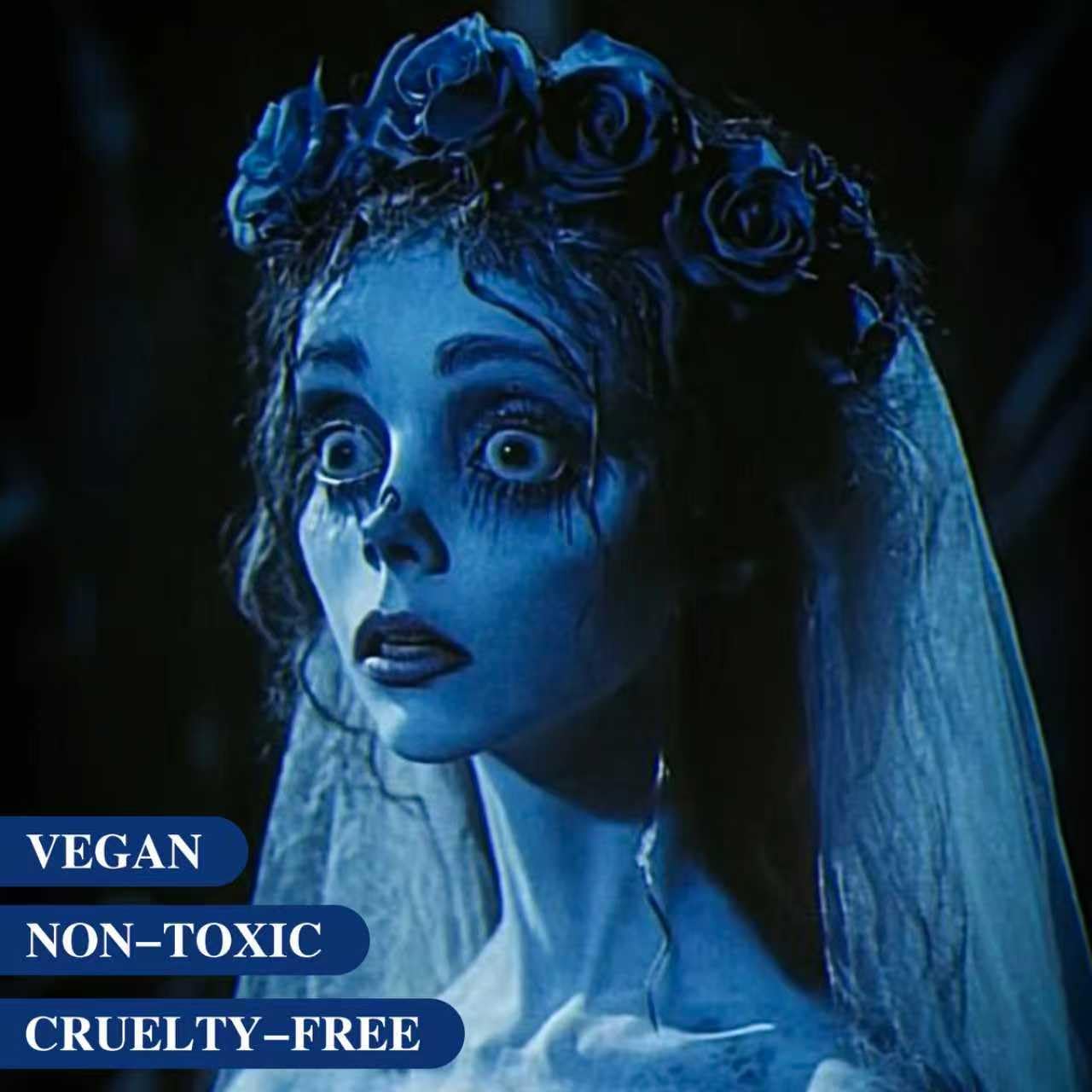 Halloween Sally Makeup Kit, Corpse Bride Corpse Bride Face Painting Kit, Sally Face Costume Women Cosplay, for Halloween Dress Up, Party