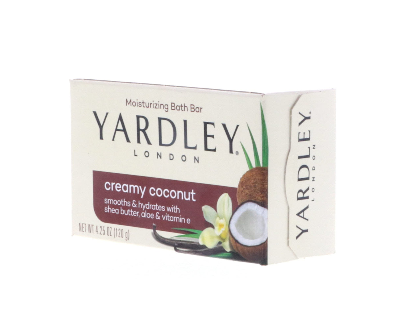 Yardley, Bar Soap Creamy Coconut, 4.25 Ounce