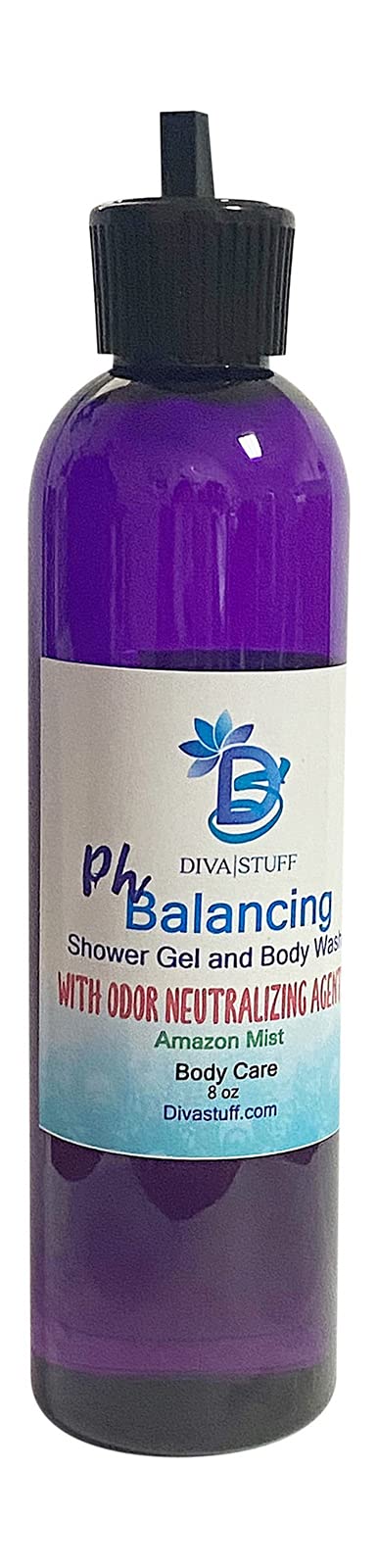 Diva Stuff Ph Balancing Body Wash/Gel With Odor Neutralizing Agents, Amazon Mist Scent, 8oz Beauty & Personal Care Diva Stuff