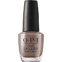OPI Nail Lacquer Over the Taupe | Opaque Dark Brown Crème Chip Resistant Nail Polish | Vegan, Fast Drying, Streak Free