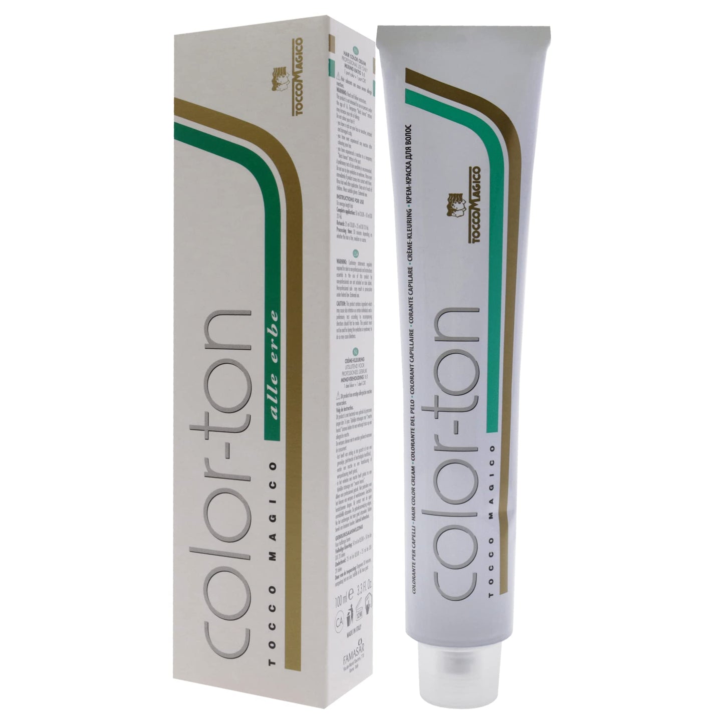 Color-ton Tocco Magico Permanent Hair Color - 9D-9.3 Very Light Golden Blond Hair Color Unisex 3.38 oz