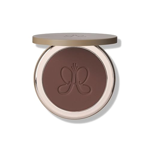 Anastasia Beverly Hills Smooth Blur Bronzer - Weightless Sun-Kissed Pressed Powder for Sculpting, Warming, and Blurring Skin Texture - Bronze Bay