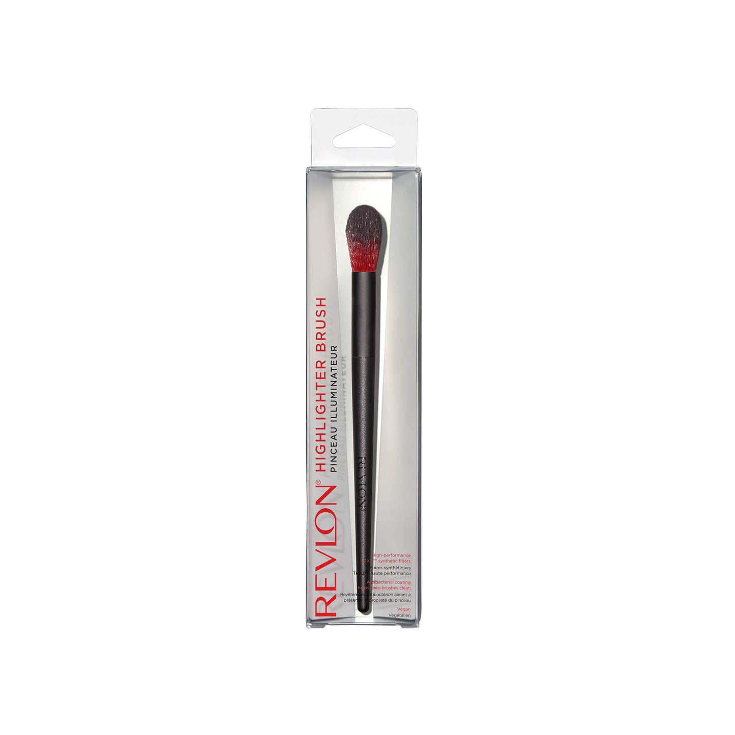 Revlon Highlighter Brush, Tapered Face Makeup Brush for Powders and Creams, Vegan and Coated