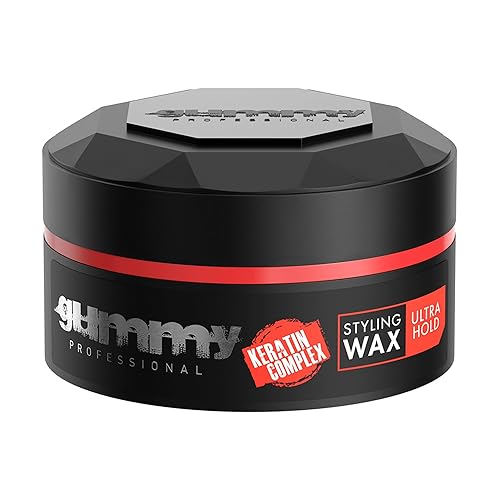 Gummy Professional - Hair Wax for Men - Ultra Hold Styling Pomade for Dry, Damp Hair - Water-Based Texturizing Clay Paste with Provitamin B5 & Keratin
