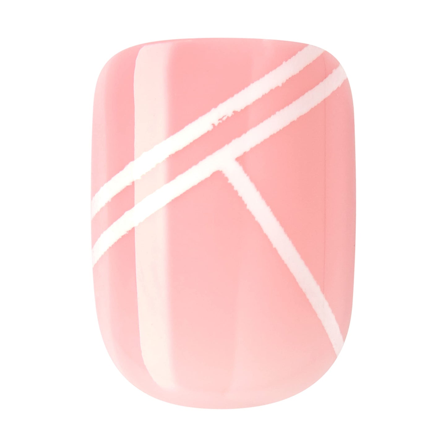 KISS imPRESS No Glue Mani Press On Nails, Design, 'Timeless Day', Pink, Petite Size, Squoval Shape, Includes 30 Nails, Prep Pad, Instructions Sheet, 1 Beauty & Personal Care imPRESS