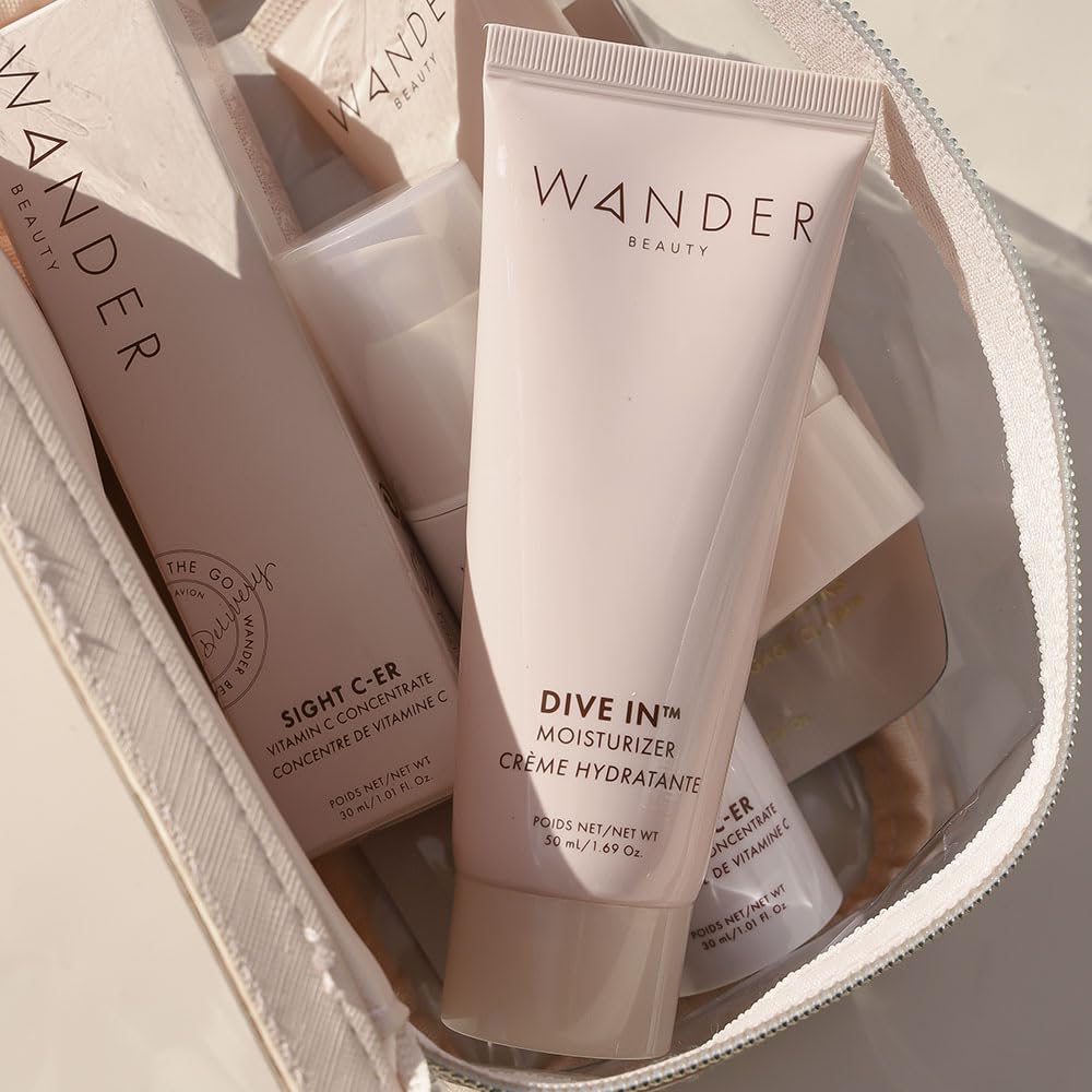 Wander Beauty Dive In Moisturizer - 8-in-1 Hydrating Face Moisturizer For 72h Hydration - Plump, Brighten, & Rejuvenate Skin with 13 Fruits & 4 Flower