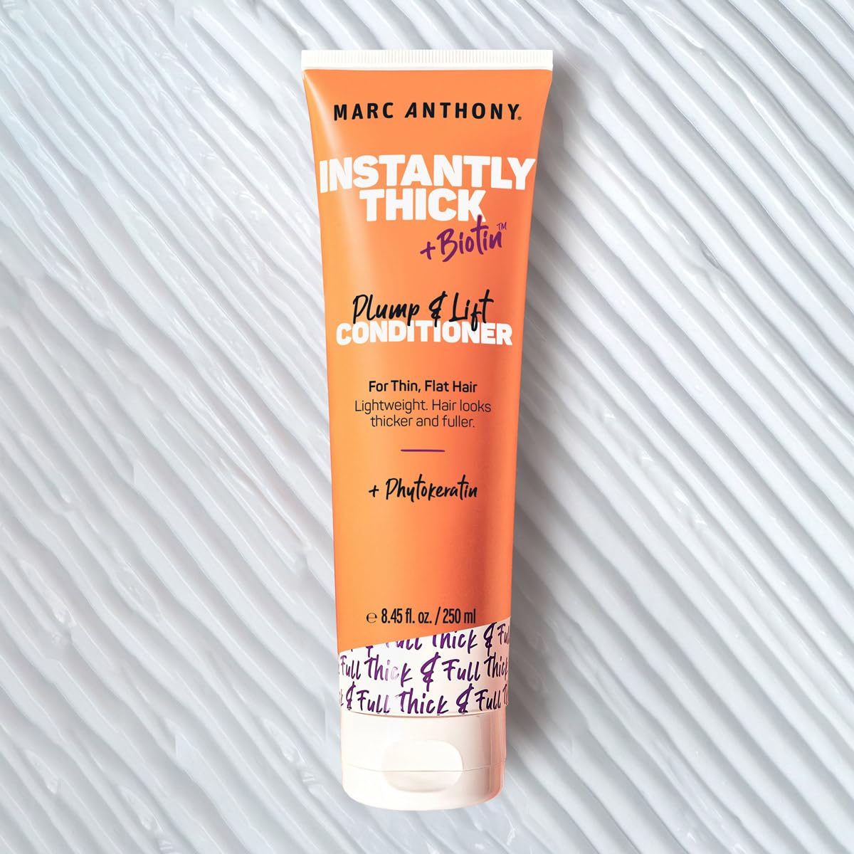 Marc Anthony Instantly Thick Biotin Conditioner, 8.45 oz - Volumizing & Moisturizing Hair Product for Thin, Flat or Dry Hair - Paraben-free
