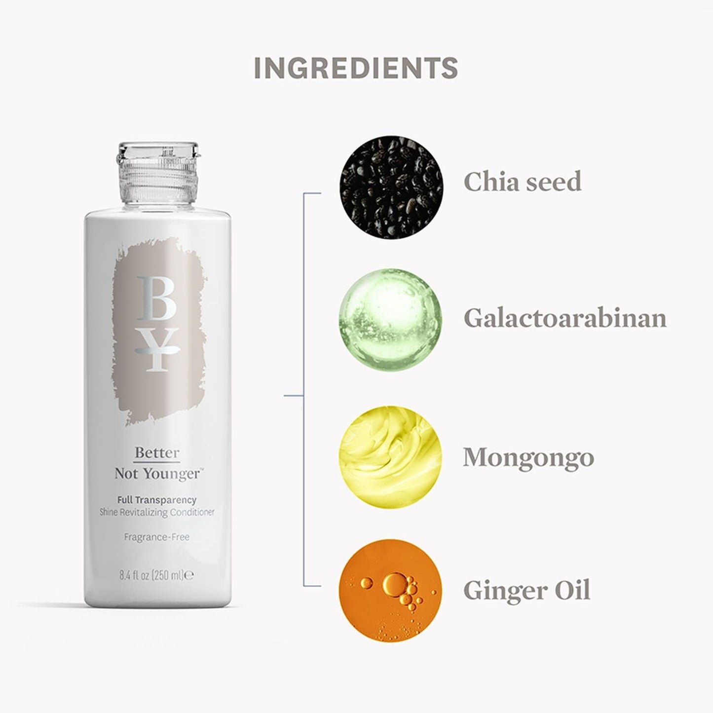Better Not Younger Fragrance Free Conditioner for Women 40+ - Sulfate Free Hypoallergenic Conditioner for Sensitive Scalp & Thinning Hair