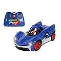 NKOK Team Sonic Racing 2.4GHz Radio Control Toy Car with Turbo Boost - Sonic The Hedgehog 601, Features Working Lights, Adjustable Front Wheel…