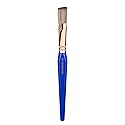 Bdellium Tools Professional Makeup Brush - Golden Triangle 365 Square Mask - With All Vegan and Soft Synthetic Fibers, For Applying Face Masks (Blue