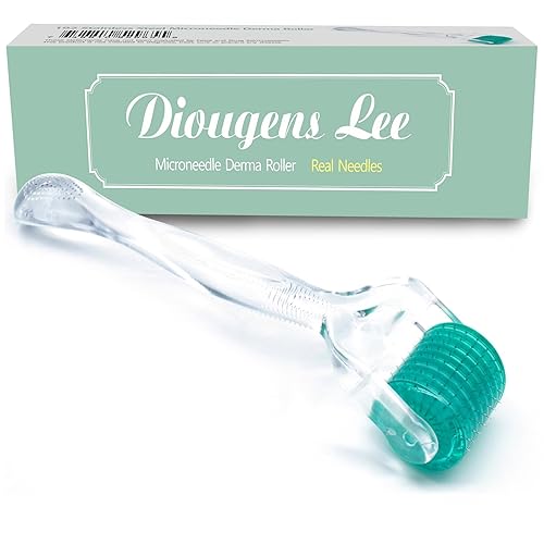 Derma Roller Stainless Steel - Microderma Roller - Microneedle Roller with Case-Personal Use Microneedling Roller -192 Micro Needle Dermal Roller