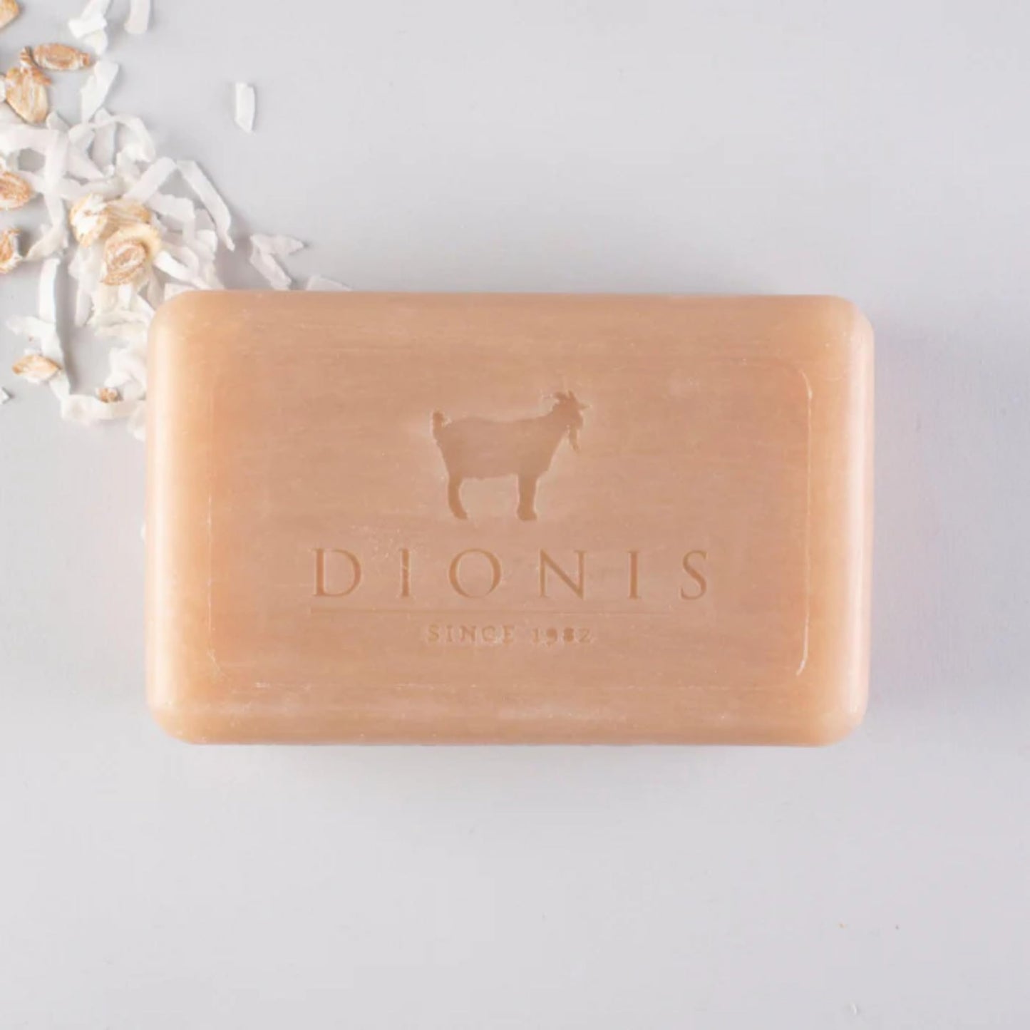 Dionis Goat Milk Skincare 6oz Creamy Coconut & Oats Scented Hand & Body Bar Soap - Moisturize, Restore, For All Skin Types, Non Greasy, No Residue