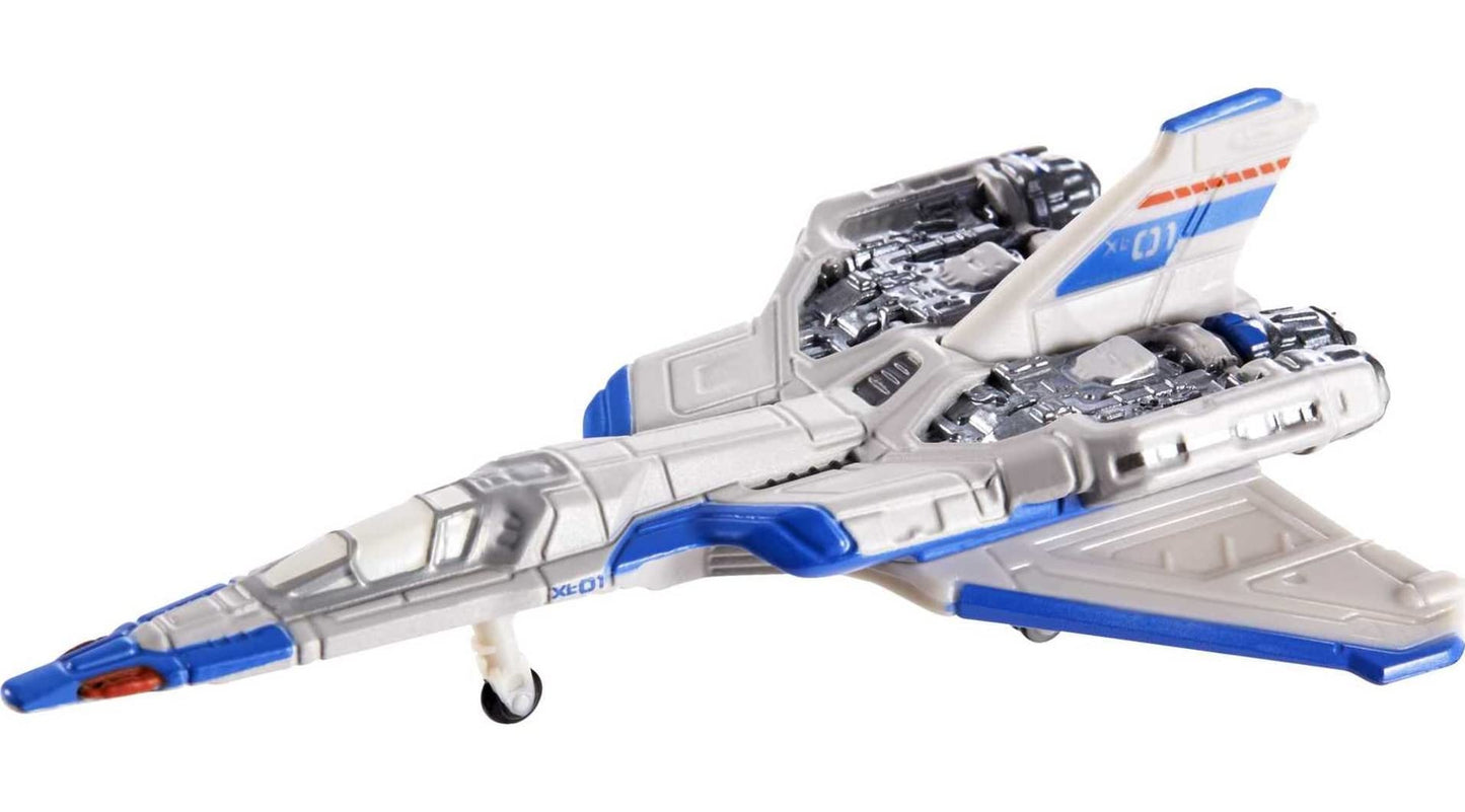 Hot Wheels Disney Pixar Lightyear Fleet Starship Set of 3 Die-Cast Ships from The Movie: XL-15, XL-1 & Zurg Fightership