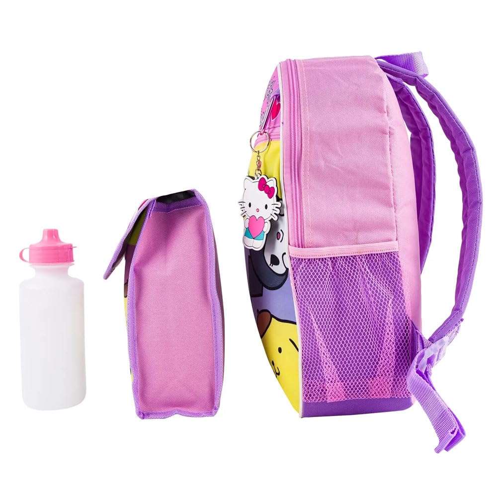 Hello Kitty Backpack and Lunch Bag Set Officially Licensed 5 Piece School Accessories for Girls