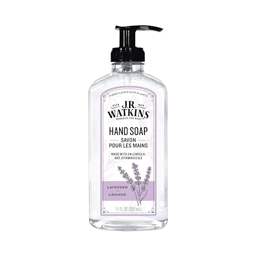 J.R. Watkins WT Hand Soap, Lavender, 10.8 fl oz (325 ml), Hand Wash, Stylish
