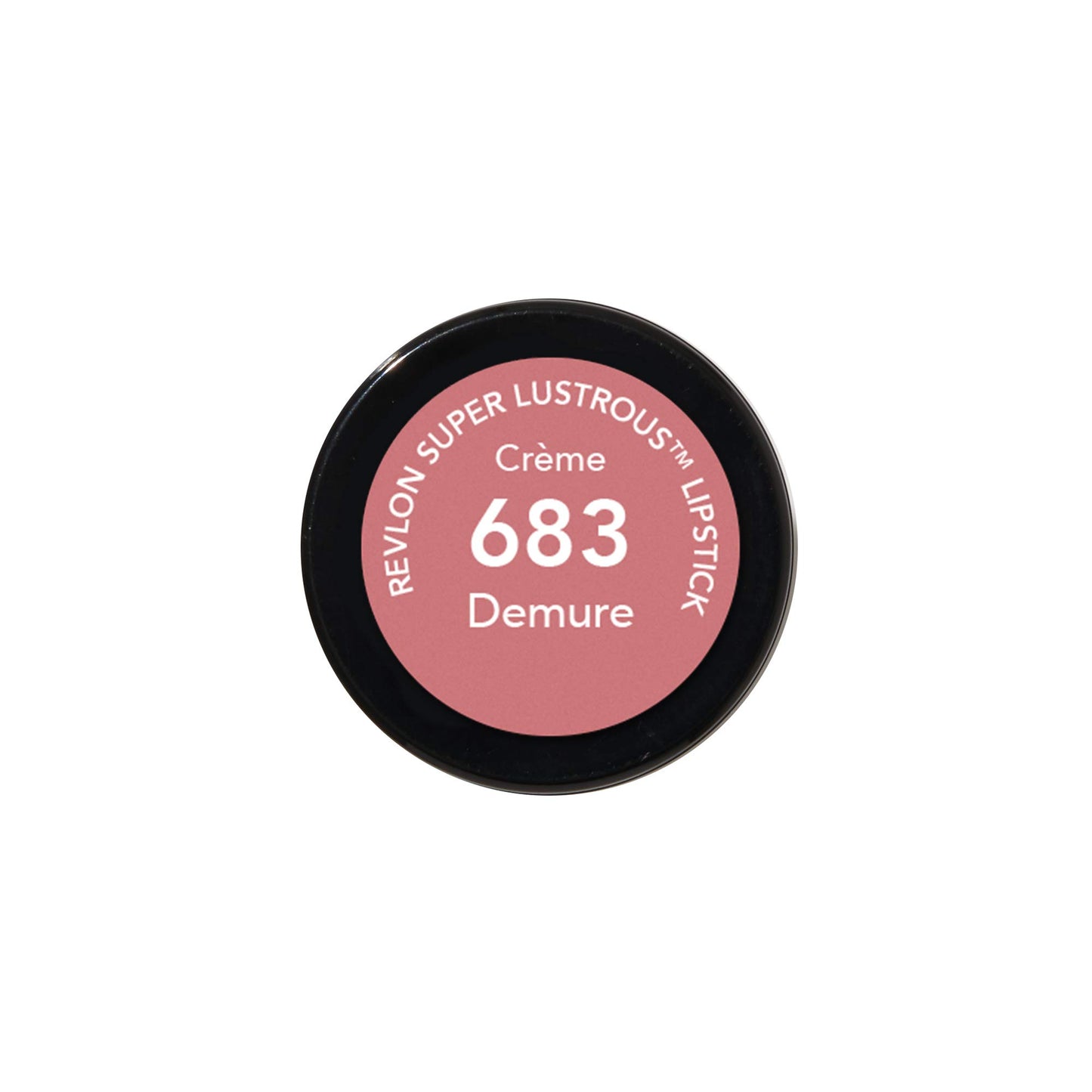 Revlon Super Lustrous Lipstick, Creamy Formula For Soft, Fuller-Looking Lips, Moisturized Feel, Demure (683), 0.15 oz