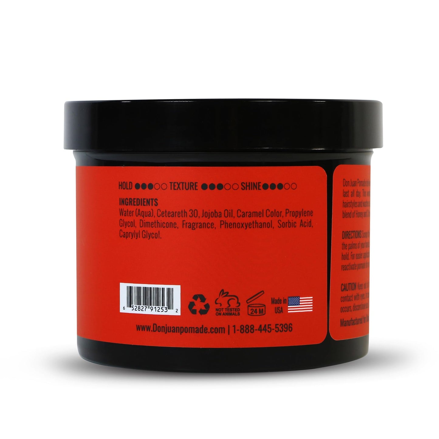 Don Juan Pomade 32oz - Medium Hold - Medium Shine - Water Based - Honey Citrus Scent