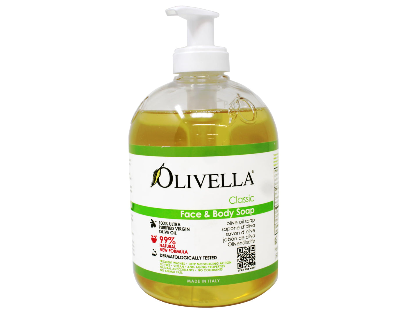 Olivella Face And Body Soap, 16.9 fl oz