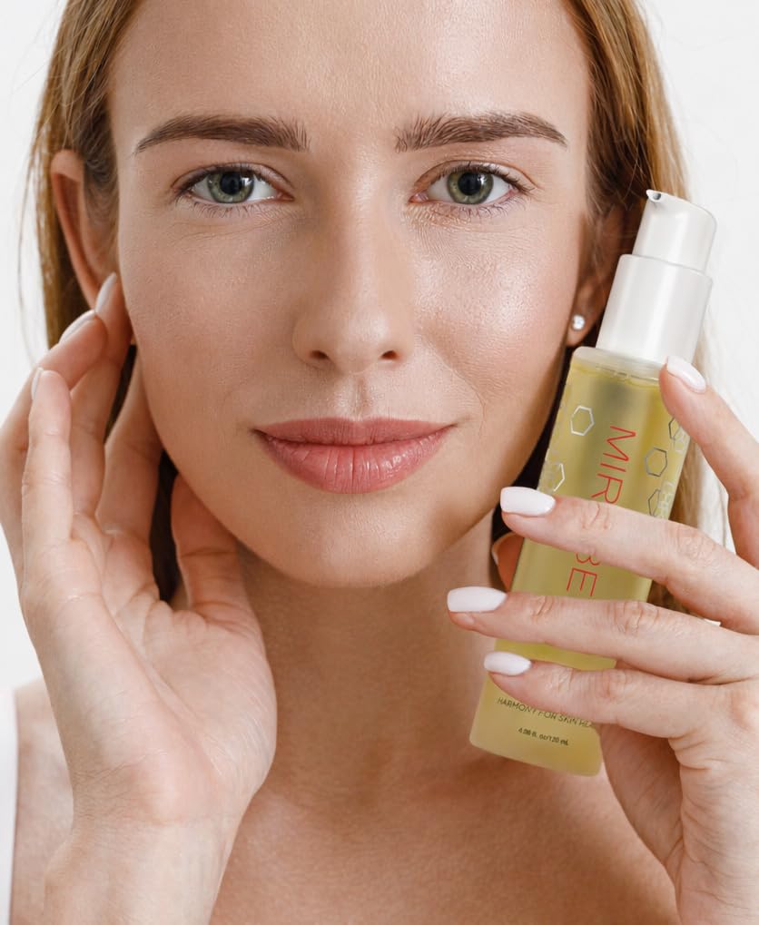 Mirabella Skinphony Pro Hydrating Face Cleanser with Hyaluronic Acid, Ceramides & Aloe Vera - Gentle Sulfate-Free Face Wash for Sensitive Skin_4.06 fl
