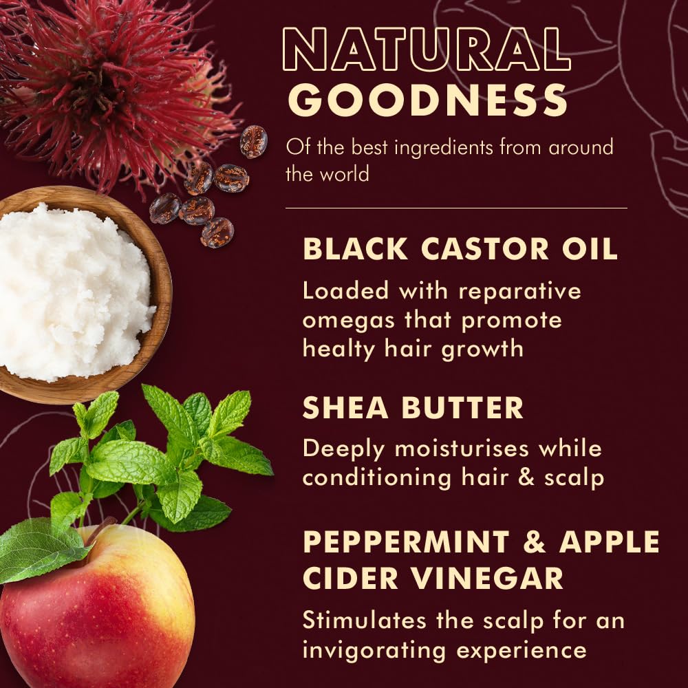 Shea Moisture Jamaican Black Castor Oil Strengthen & Restore Smoothie Cream for Unisex, 12 Ounce