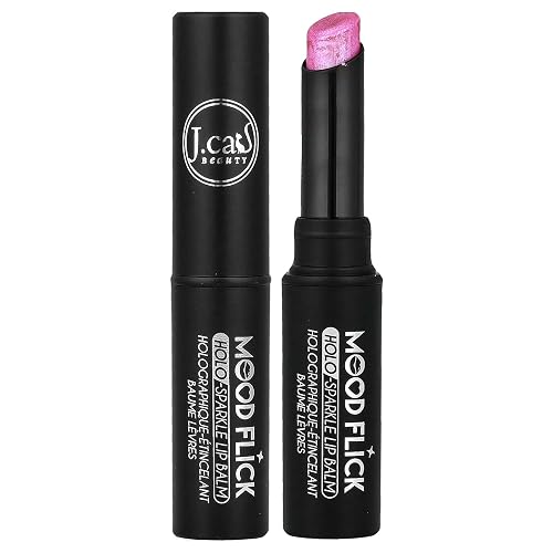 J.Cat Beauty Mood Flick, Holo-Sparkle Lip Balm, MLB101 Switch Off, 0.07 oz (2 g)