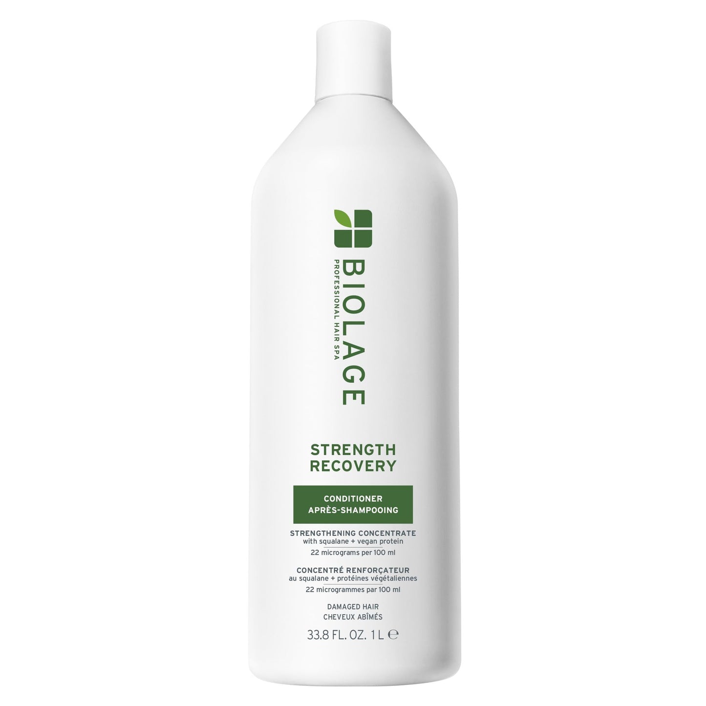 Biolage Strength Recovery Conditioner - Moisturizes & Strengthens Damaged Hair, Softness & Shine, Hydrates and Repairs Damaged Hair, With Olive