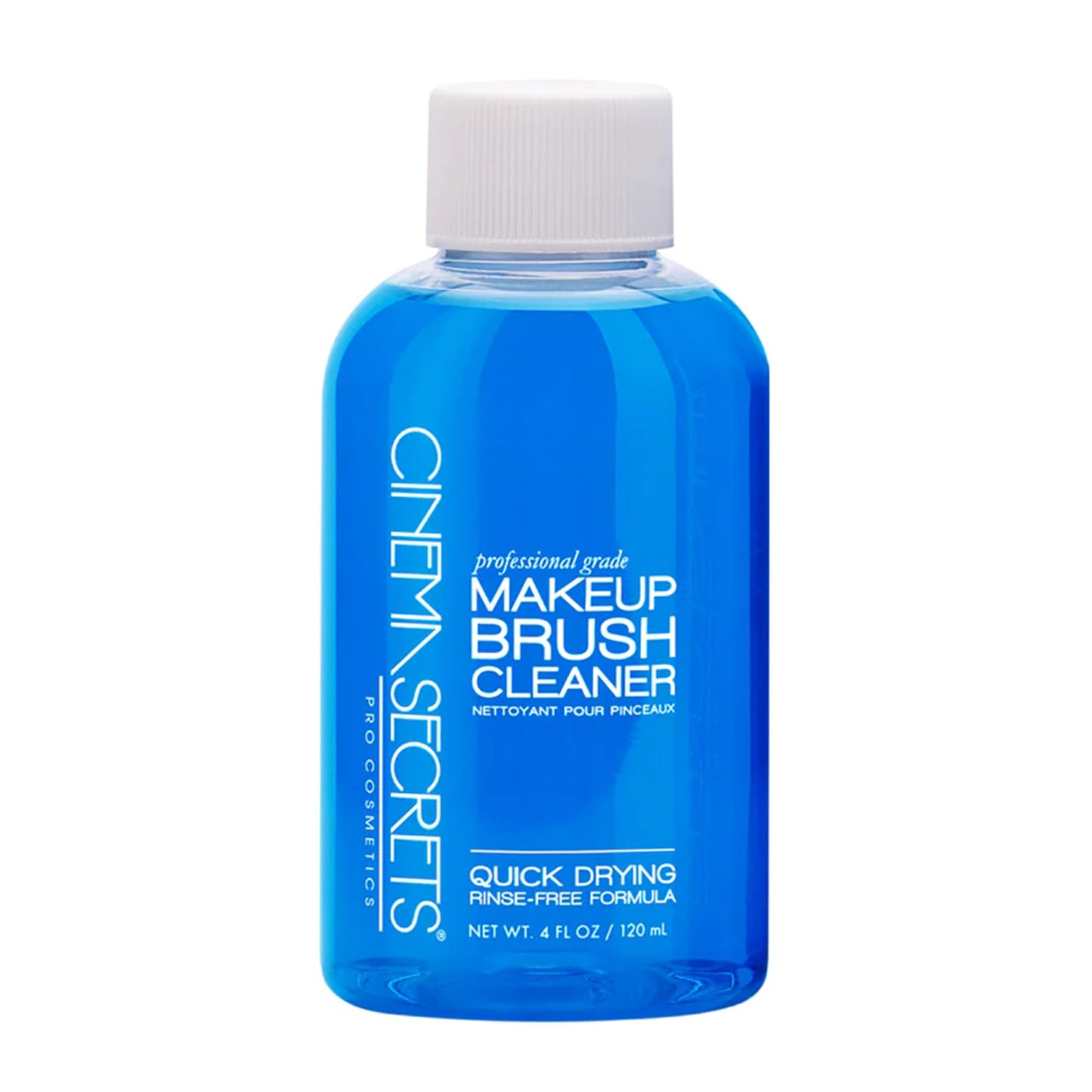 Cinema Secrets Original Blue Vanilla Makeup Brush Cleaner Solution - Professional Cleanser for Makeup Brushes - Quick-Drying, Rinse-Free Formula