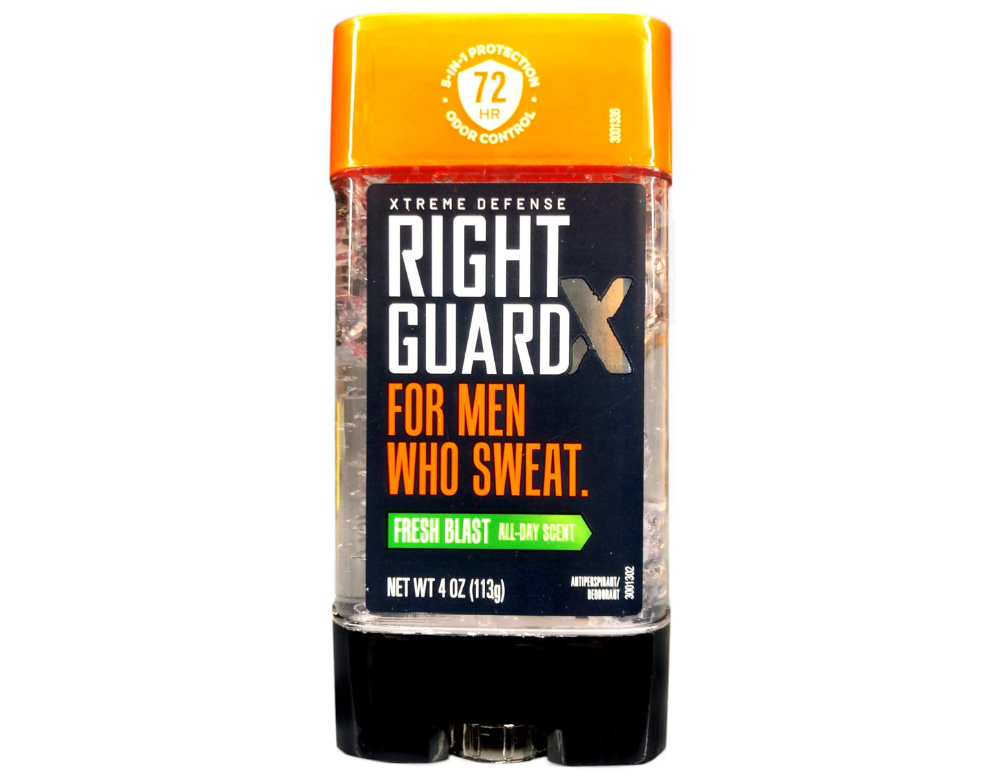 RGX Defense 5 Antiperspirant Gel, Fresh Blast, 4 Ounces Packaging May Vary