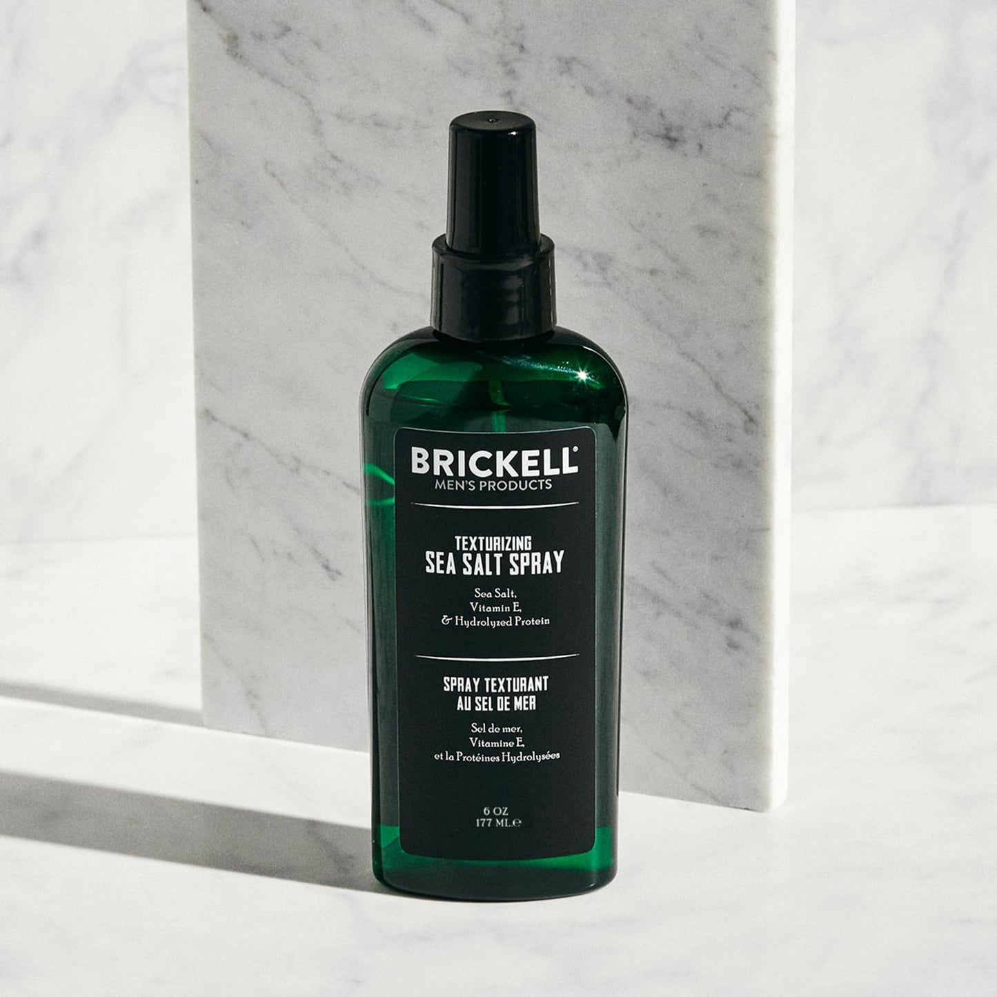 Brickell Men's Texturizing Sea Salt Spray for Men, Alcohol-Free, Lifts & Texturizes Hair for a Beach or Surfer Hair Style, With Sea Salt, Vitamin E Beauty and Personal Care Brickell Men's Products