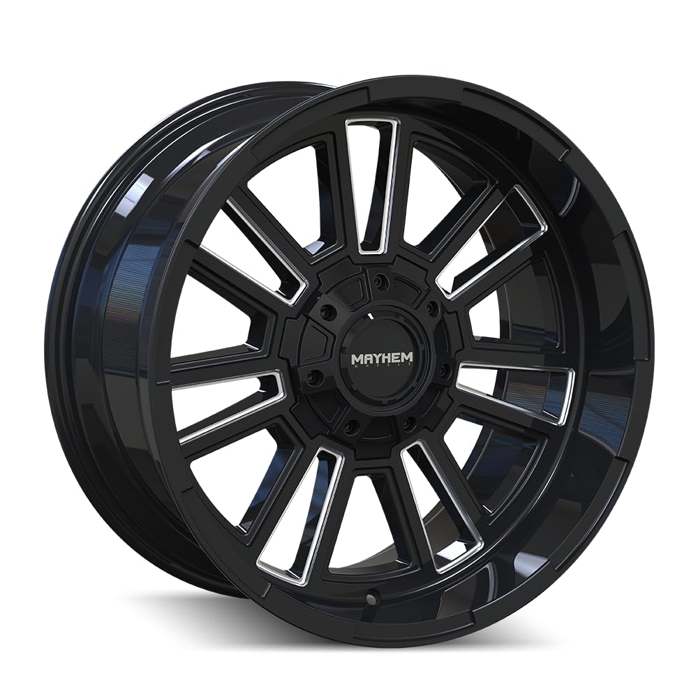 MAYHEM Apollo 8115 Gloss Black Milled 20-9 8-170 0MM 125.2MM