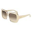 Ferragamo SF2081S 260 Transparent Beige/Beige 56/17/145 Women's Sunglasses