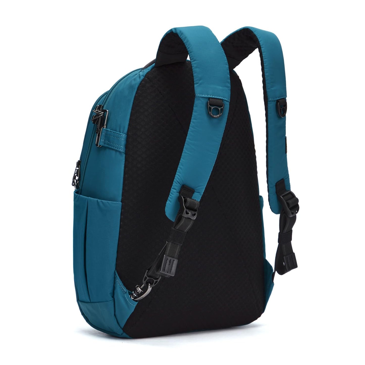 Pacsafe Metrosafe LS350 15 Liter Anti Theft Laptop Daypack/Backpack - with Padded 13" Laptop Sleeve, Tidal Teal