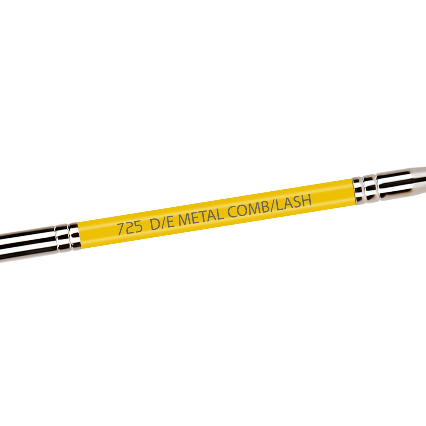 Bdellium Tools Professional Makeup Brush - Studio Series 725 Double End Metal Comb/Lash - With Soft Synthetic Fibers, For Prep Eyelashes (Yellow, 1pc)