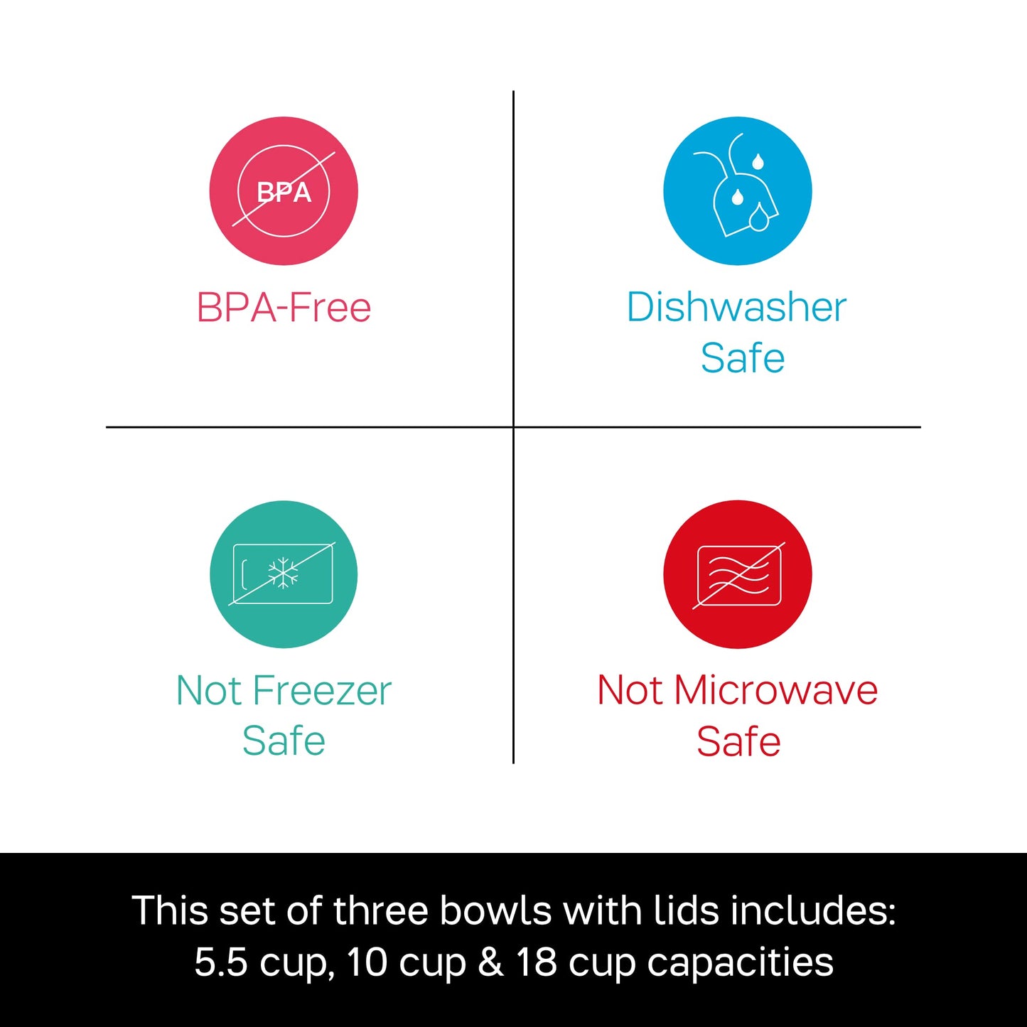 Tupperware Brand Impressions 6-Piece Classic Bowl Set (3 Bowls + 3 Lids) - Dishwasher Safe & BPA Free - Airtight, Leak-Proof Food Storage Containers…