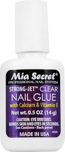 Mia Secret Strong-Jet Brush On Clear Nail Glue 335 - Ideal to adhere Crystals Over Any Acrylic and Gel Surface Beauty & Personal Care Mia Secret