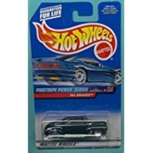 Hot Wheels Mattel 1999 1:64 Scale Pinstripe Power Series Black Tail Dragger Die Cast Car 2/4
