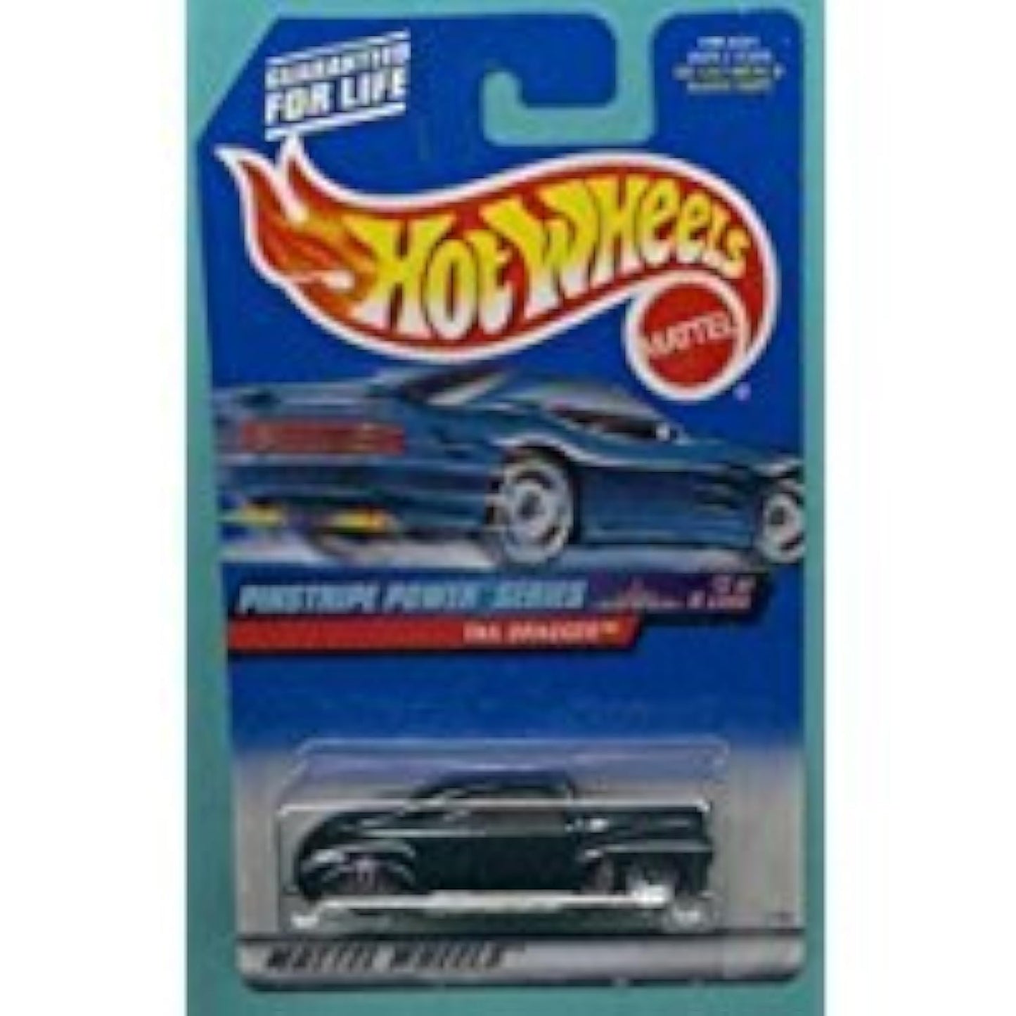 Hot Wheels Mattel 1999 1:64 Scale Pinstripe Power Series Black Tail Dragger Die Cast Car 2/4