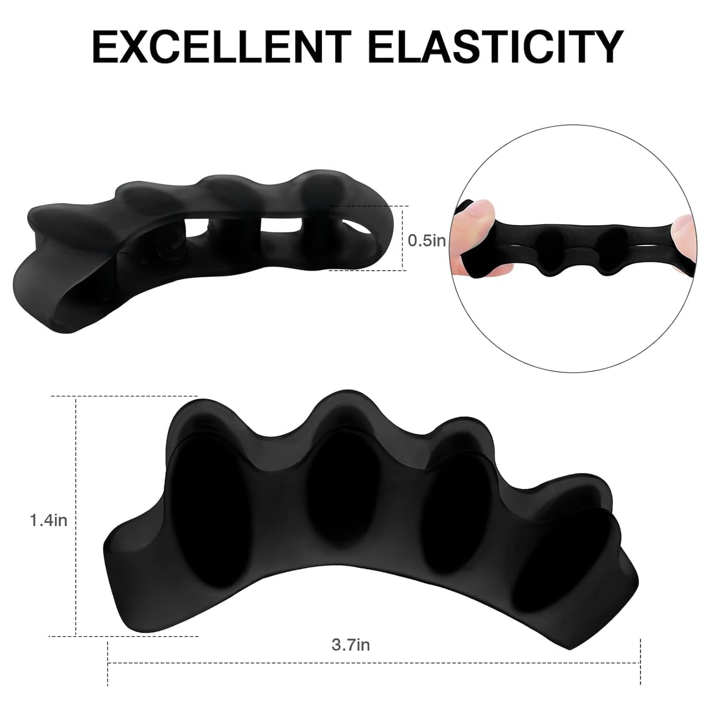 sundpik 2PCS Toe Spacers for Women and Men, Toe Separators for Pedicure, Bunion Corrector, Hammer Toe Straightener, Plantar Fasciitis, Toe Spreaders Beauty and Personal Care sundpik