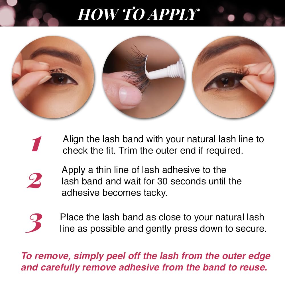 Ardell Accents Lashes Pair - 305, (Pack of 4)