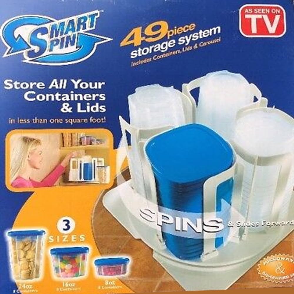 Smart Spin N Store 49 Piece Food Storage Set