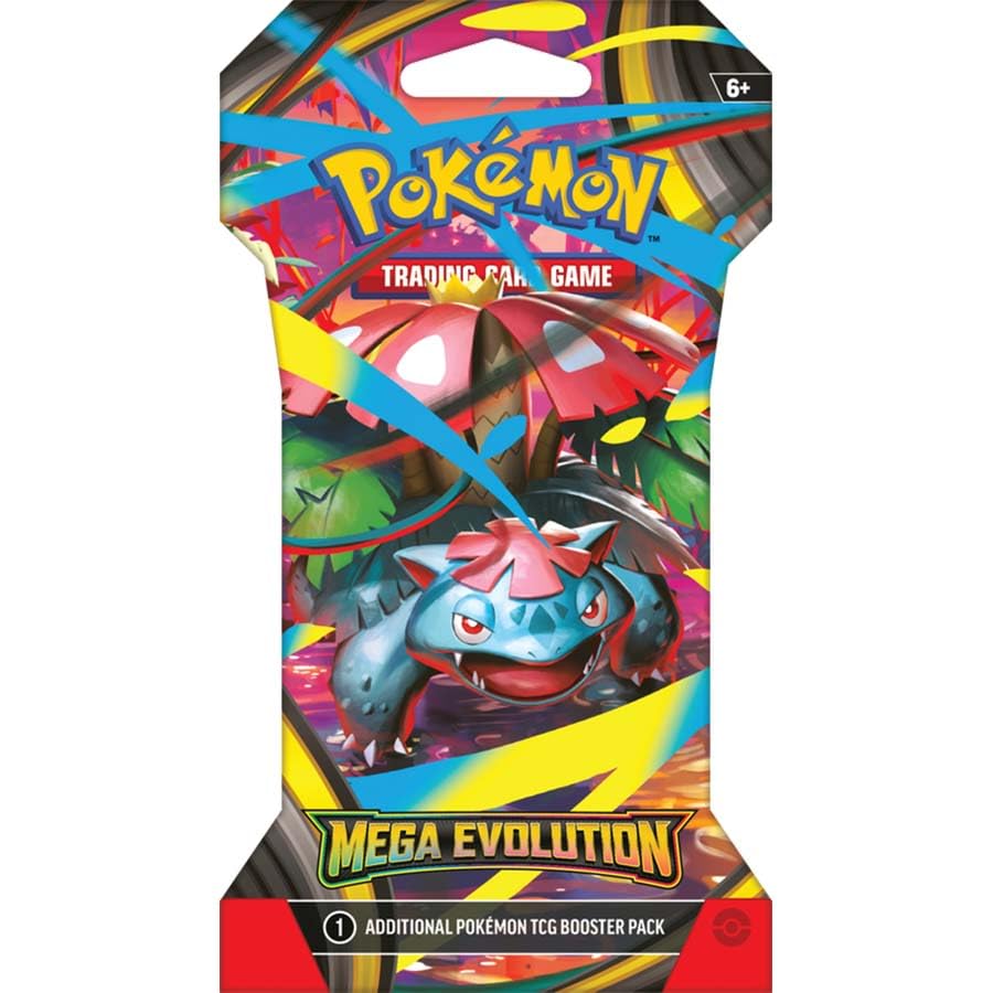 Pokemon TCG: Mega Evolution Sleeved Booster Pack - 10 Cards