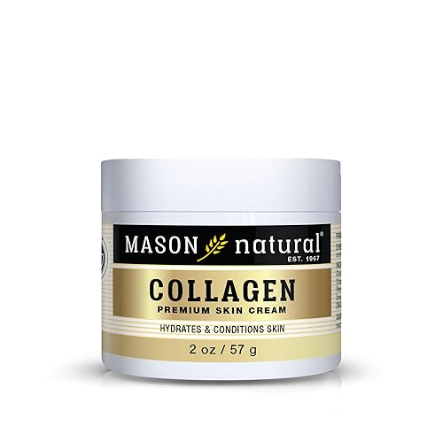 MASON NATURAL Collagen Premium Skin Cream, Women’s Anti,Aging Face & Body Daily Moisturizer for Hydration & Firmness, Pear Scent, 2 oz