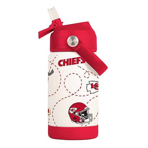 Chiefs 12oz Kid's Mascot SS Bottle